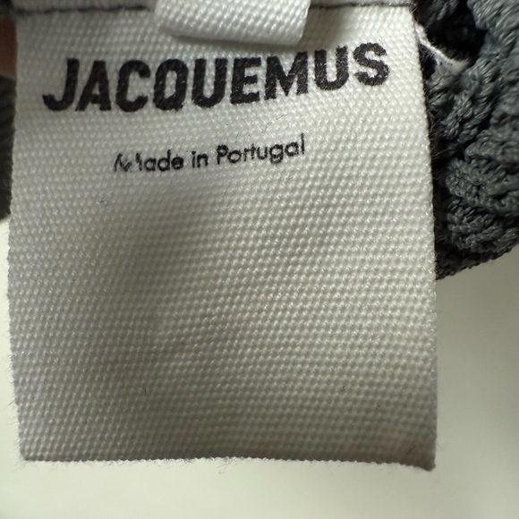 JACQUEMUS Cut Out Ribbed Knit Crop Top Modern Bold Minimalist Mediterranean 40 L - Picture 6 of 8